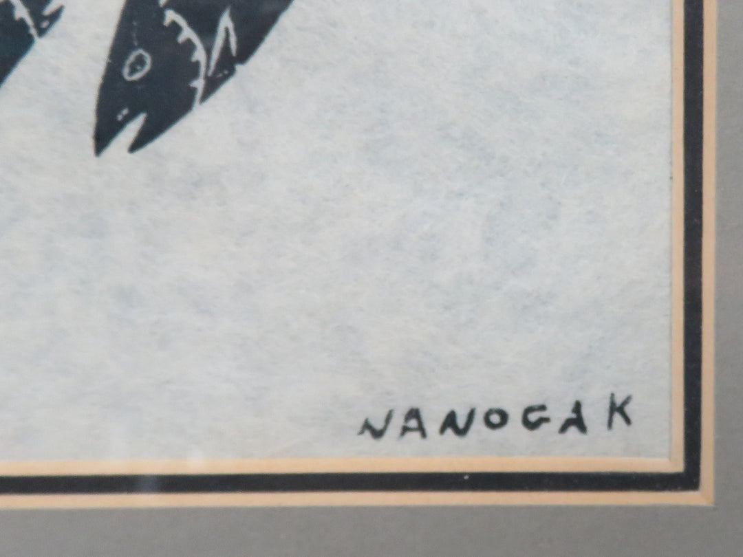 Inuit Woodblock Print