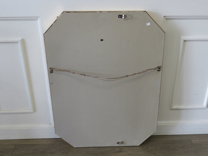 Beveled Gold Frame Mirror