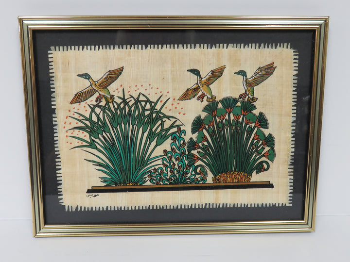 Geese and Reed Artwork