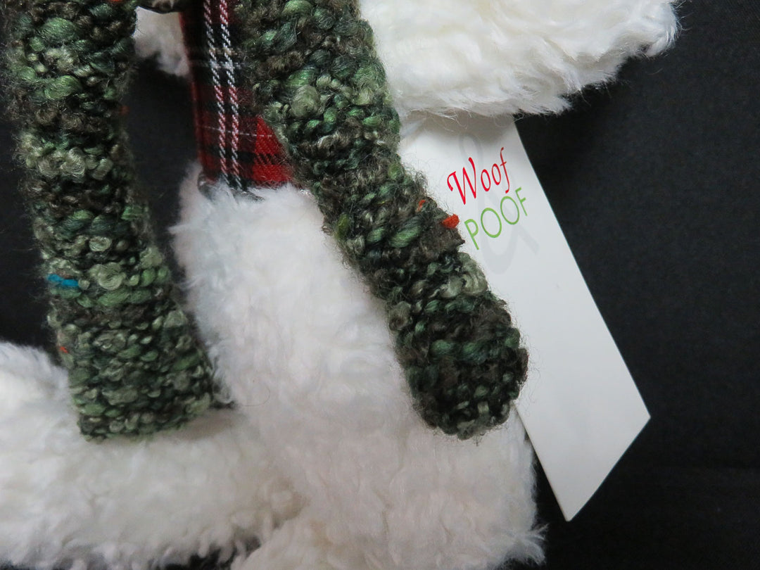 Woof & Poof Door Hanging Polar Bear