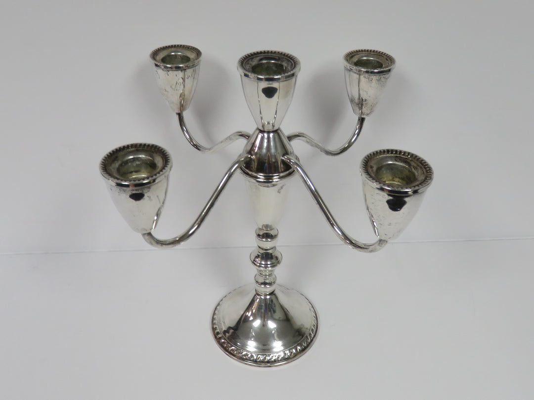 Sterling Silver Convertible Candelabra