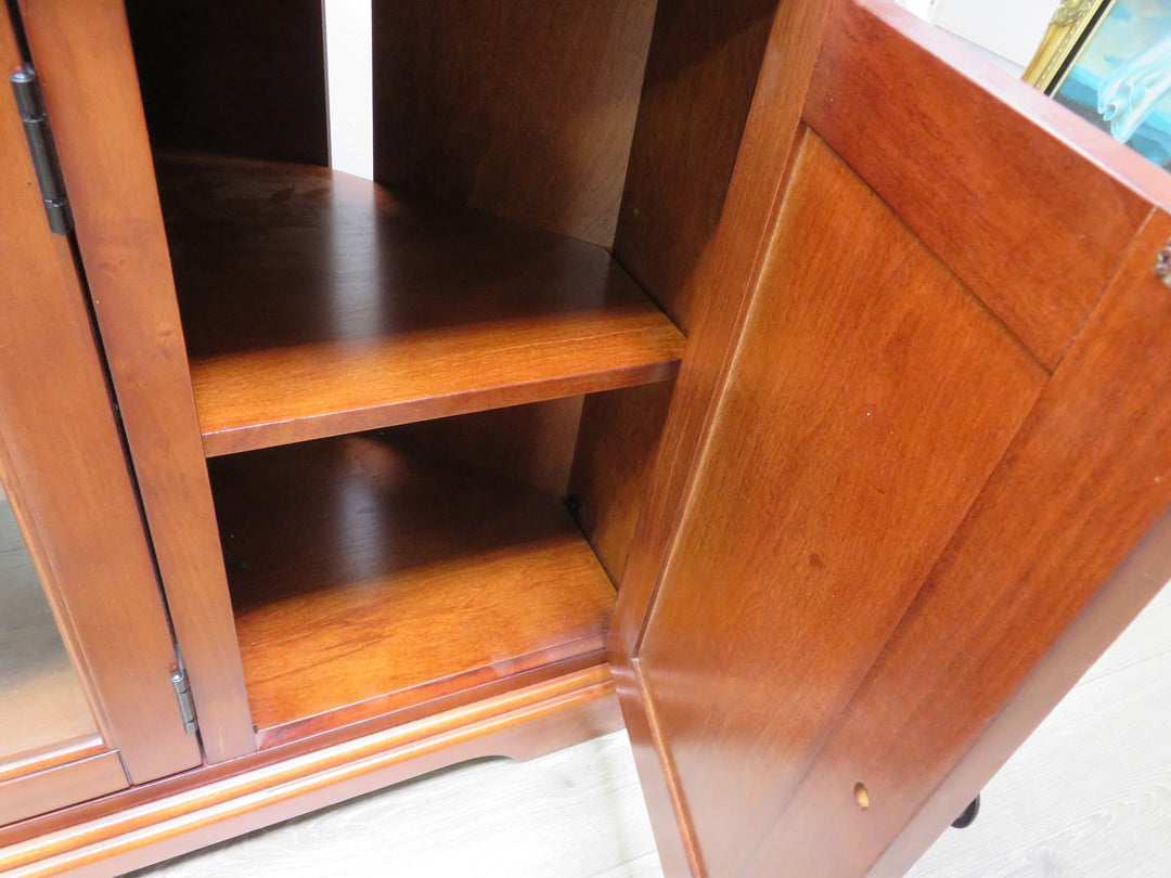 Dark Wood Media Cabinet