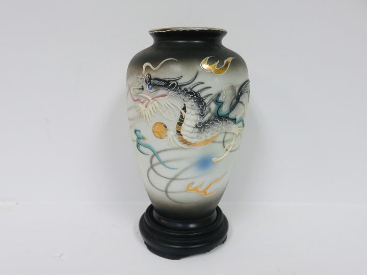 Acra Dragonware Vase on Stand
