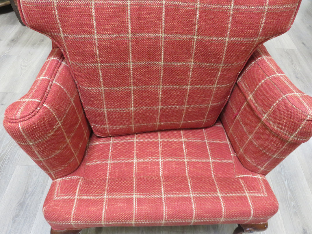 Upholstered Wingback Chair