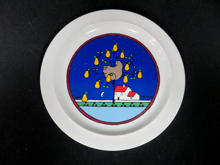 Vintage Houze Christmas Plates