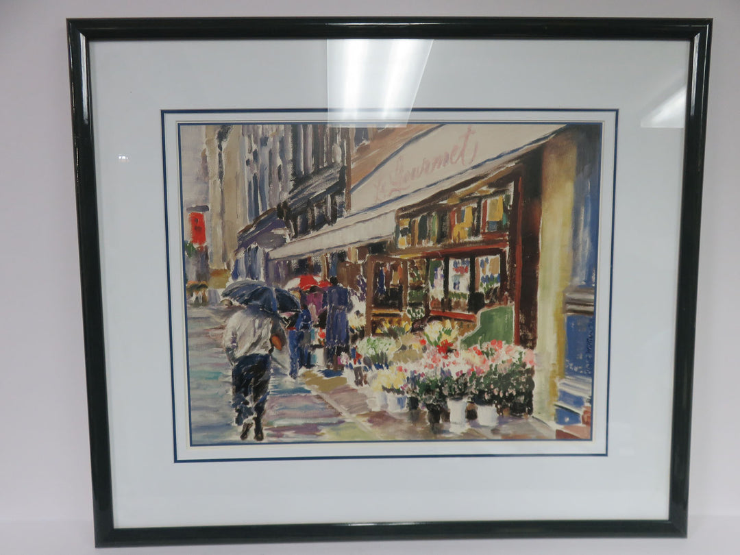 Parisian Street Scene Print