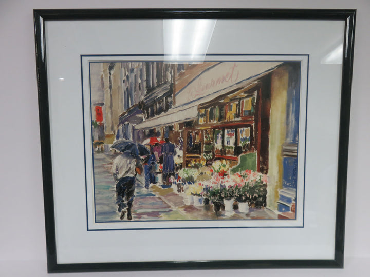 Parisian Street Scene Print