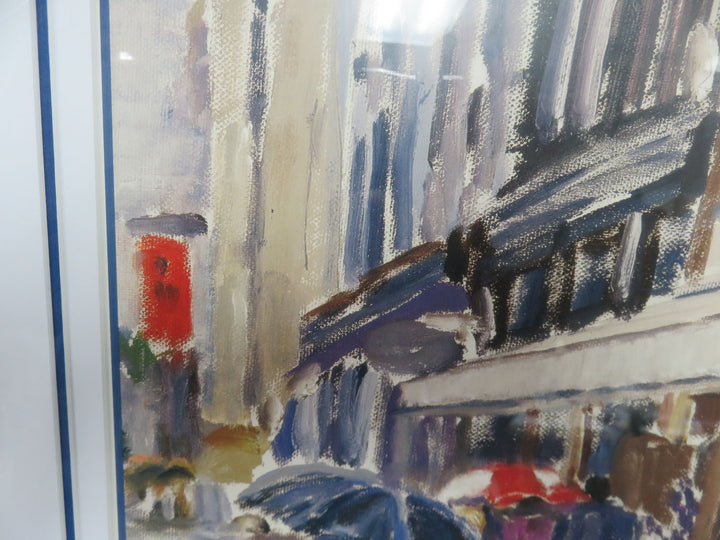 Parisian Street Scene Print