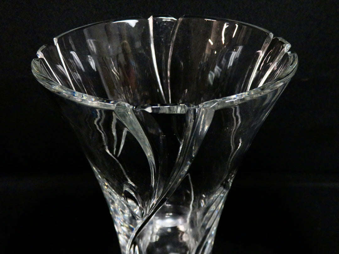 Flared Crystal Vase