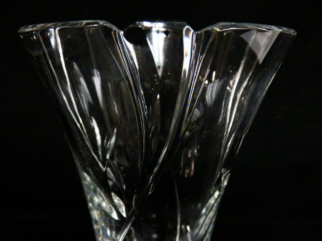 Flared Crystal Vase