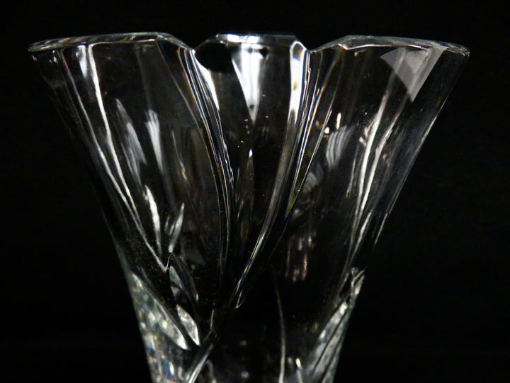 Flared Crystal Vase