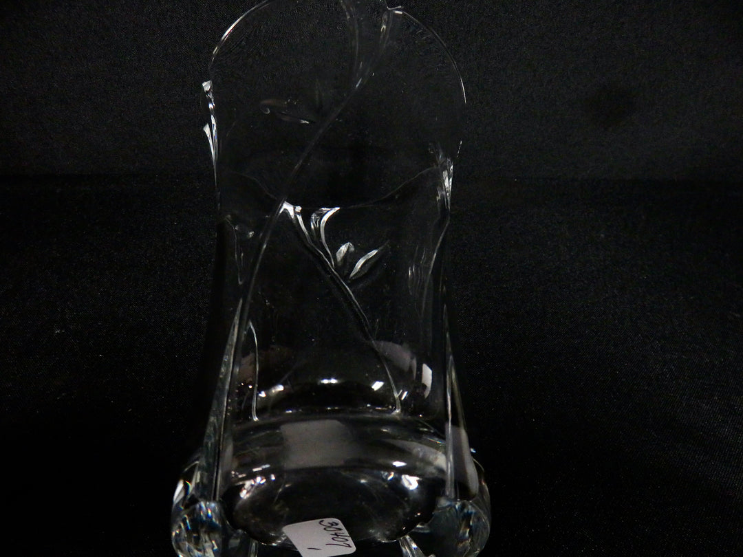 Flared Crystal Vase