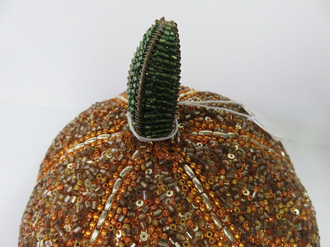Decorative Beaded Pumpkin