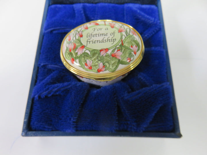 Halcyon Days Enamel Trinket Box