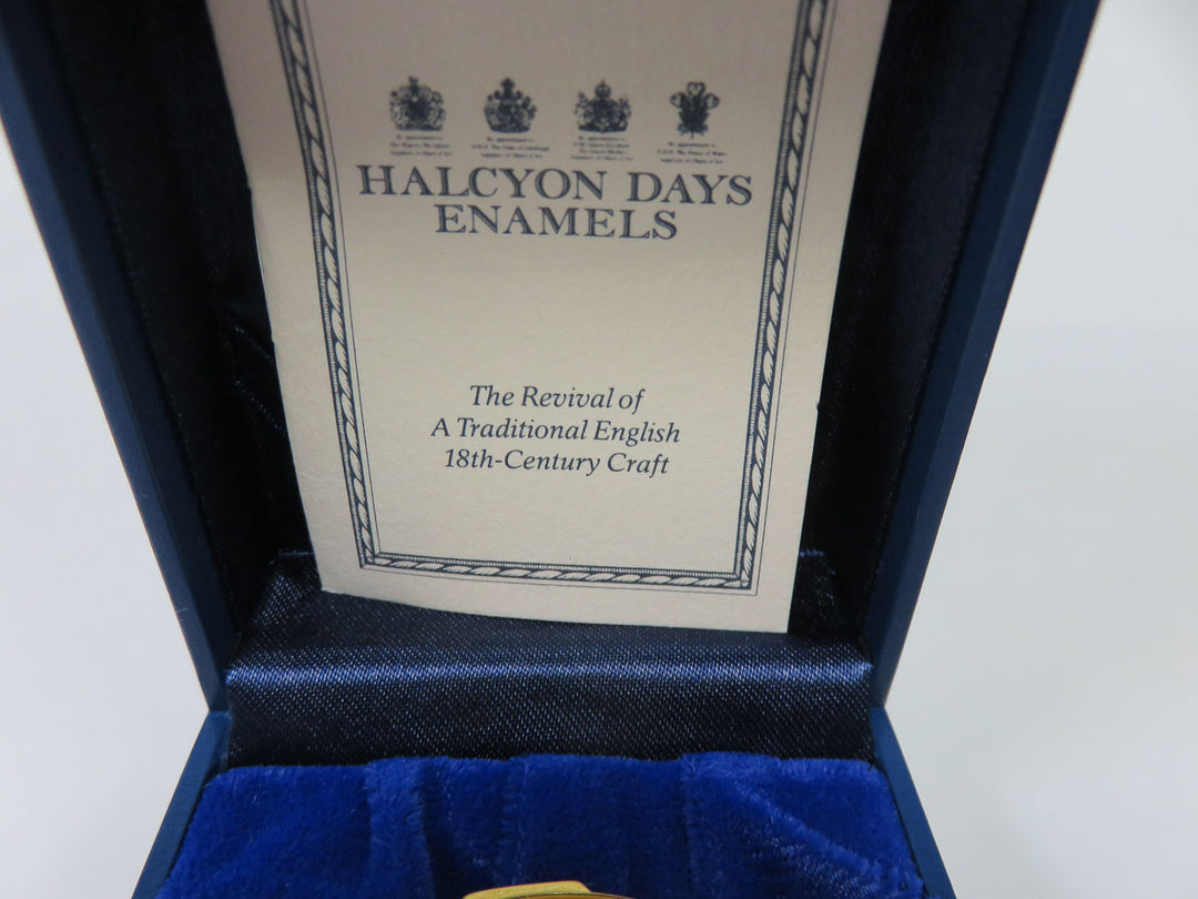 Halcyon Days Enamel Trinket Box