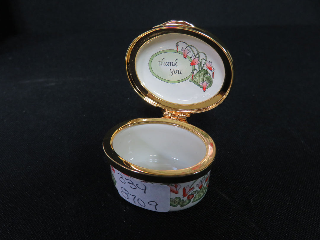 Halcyon Days Enamel Trinket Box