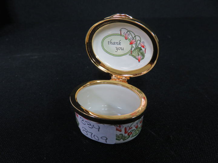 Halcyon Days Enamel Trinket Box