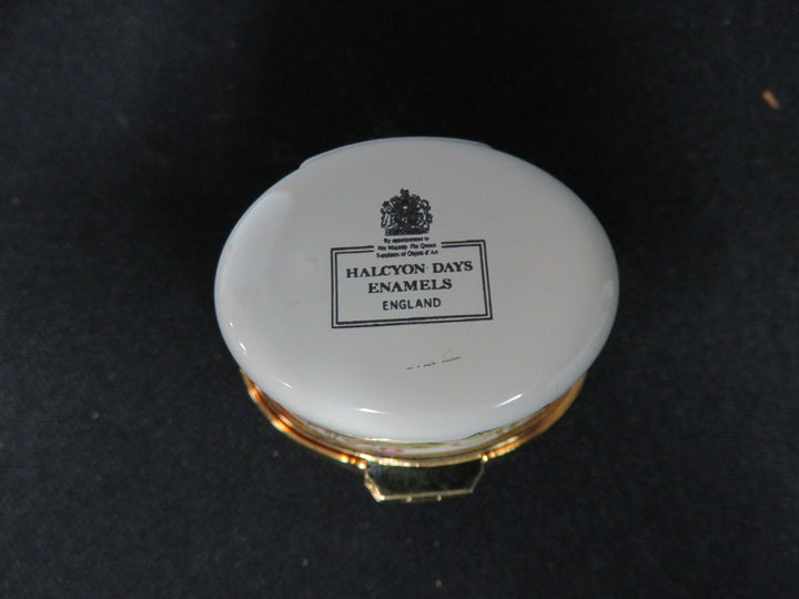 Halcyon Days Enamel Trinket Box