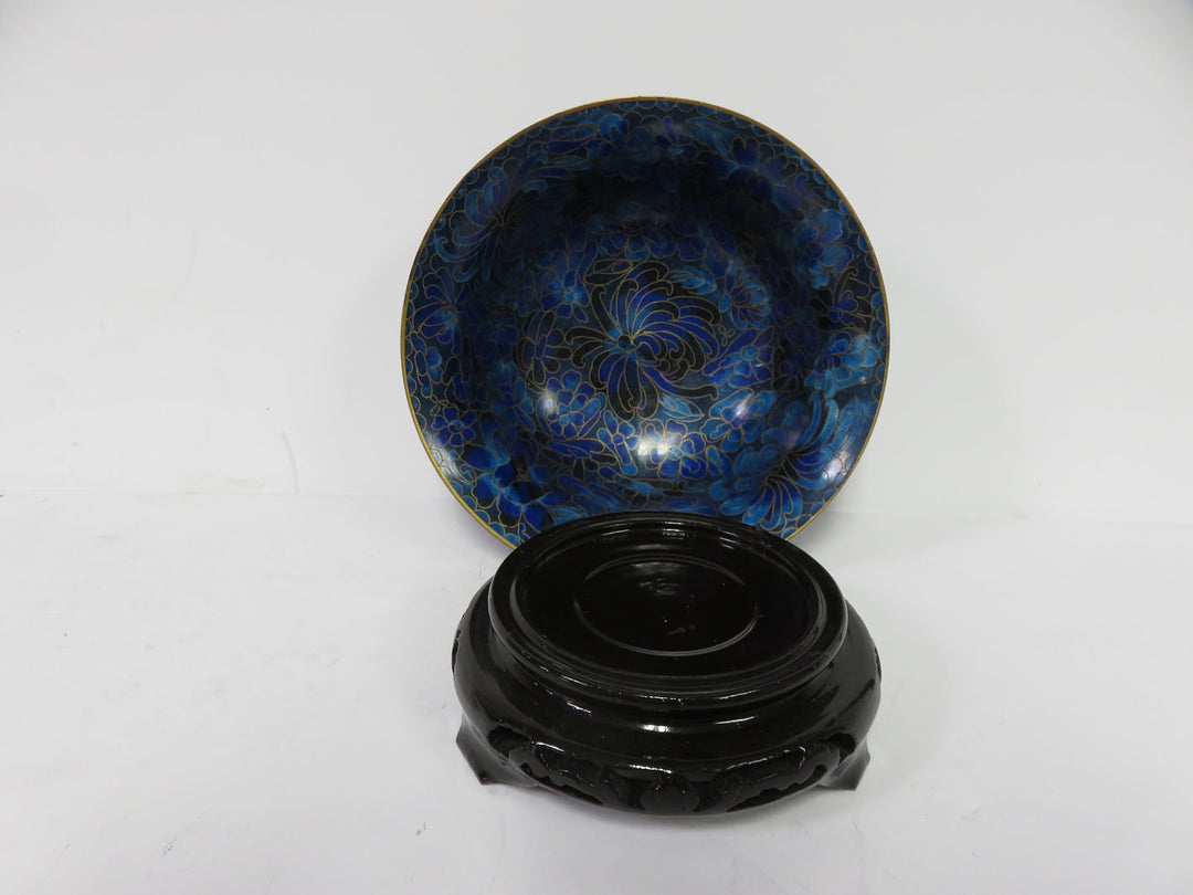 Cloisonne Bowl on Stand