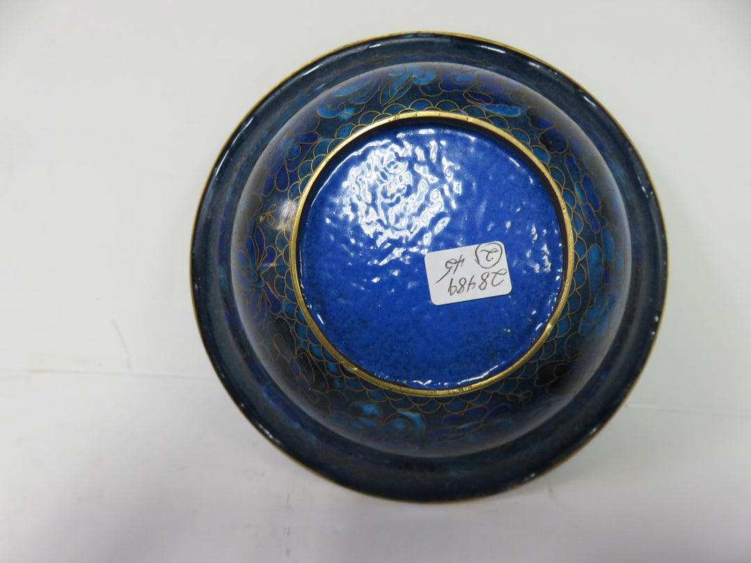 Cloisonne Bowl on Stand