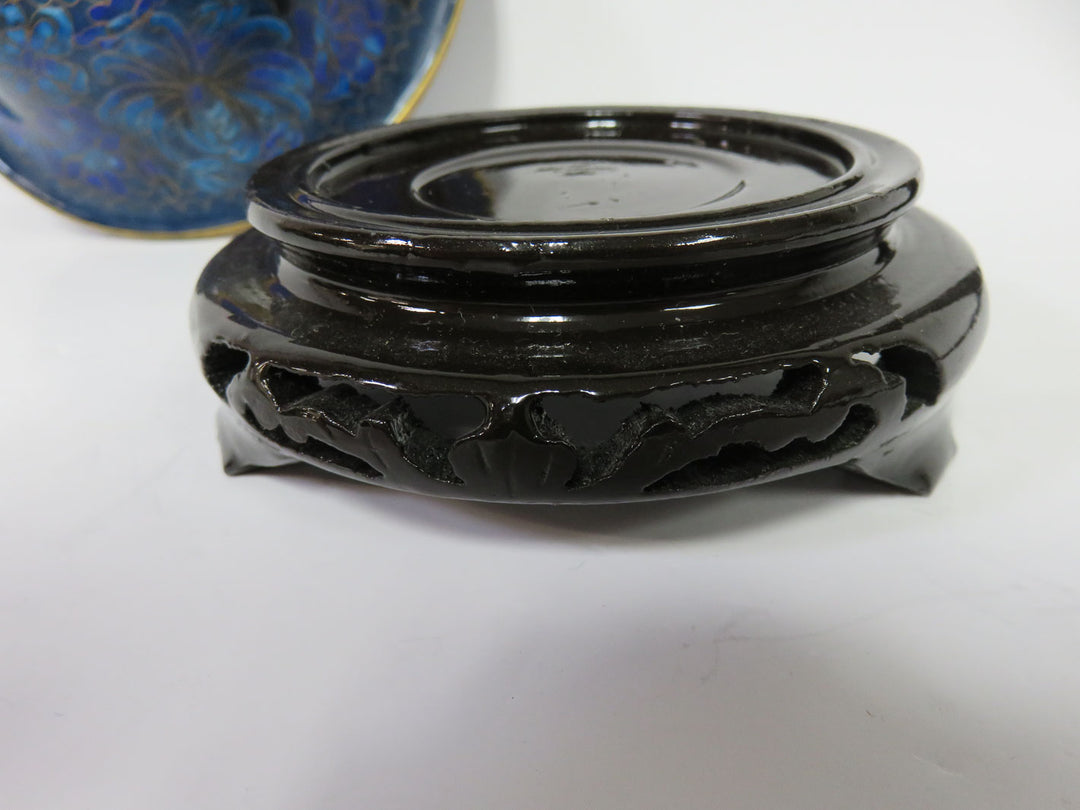 Cloisonne Bowl on Stand