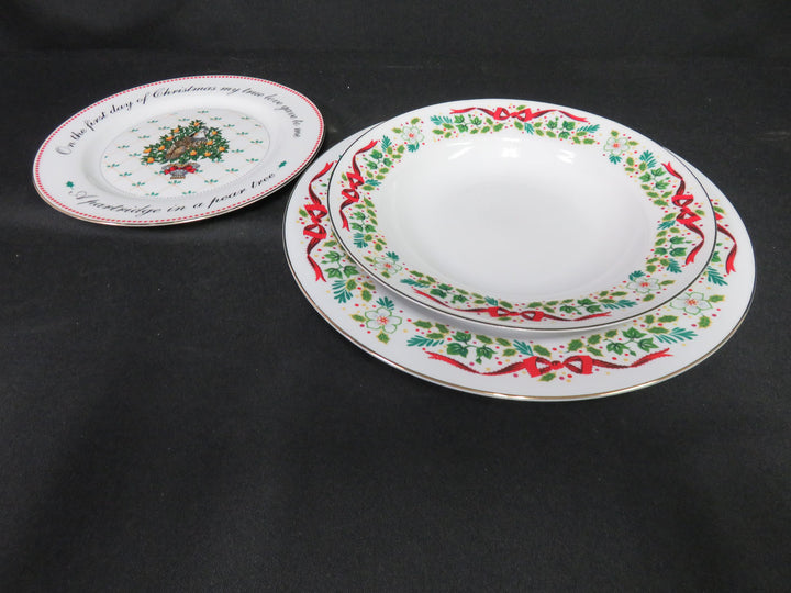 "Twelve Days of Christmas" Dish Set
