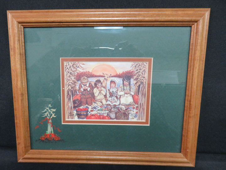 Jacki Neizke Thanksgiving Lithograph