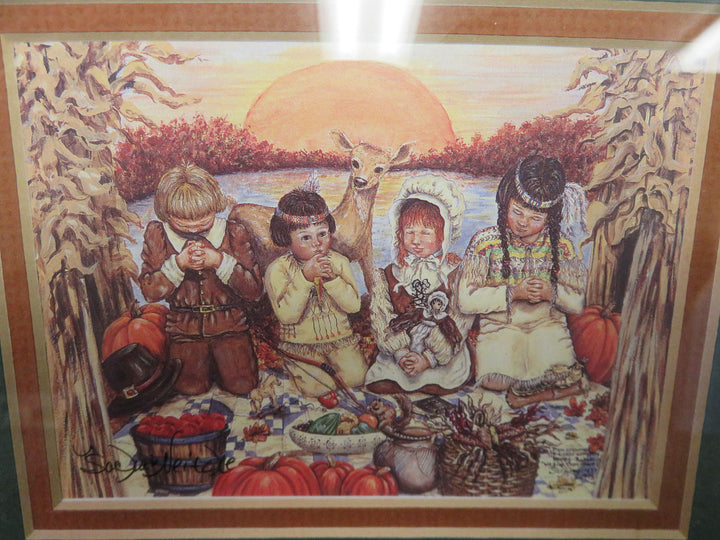 Jacki Neizke Thanksgiving Lithograph