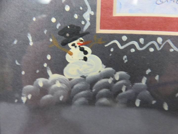 Jacki Neizke Snowman Lithograph