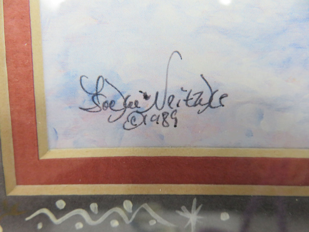 Jacki Neizke Snowman Lithograph