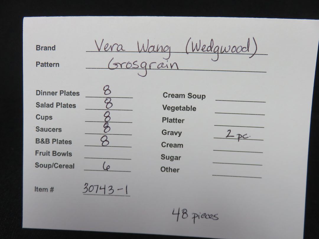 Vera Wang for Wedgwood China Set