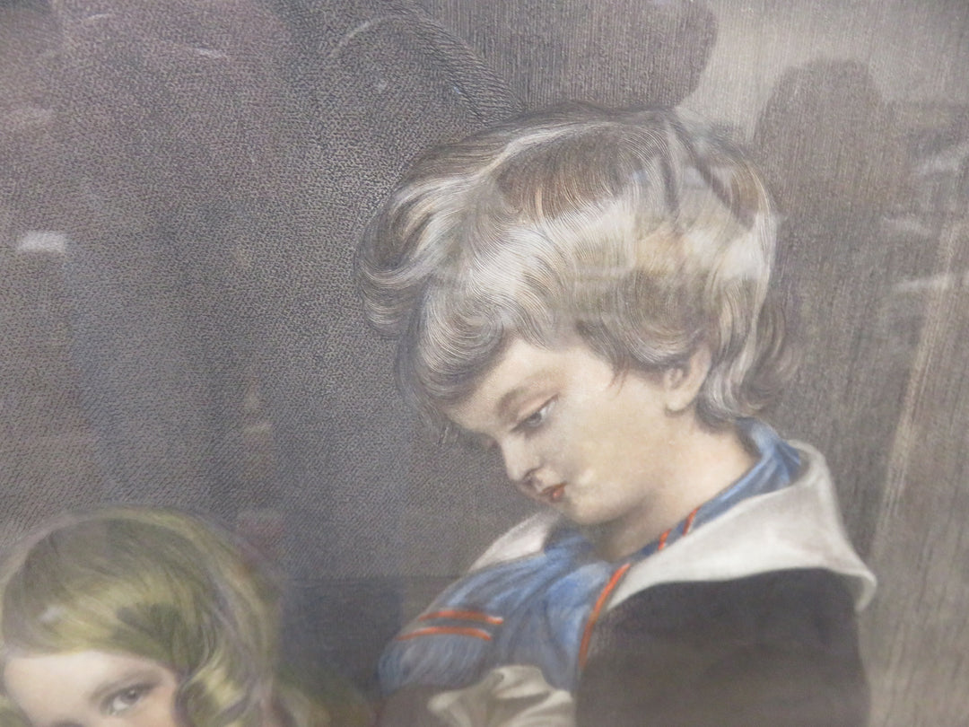 "Children and Rabbits" Print