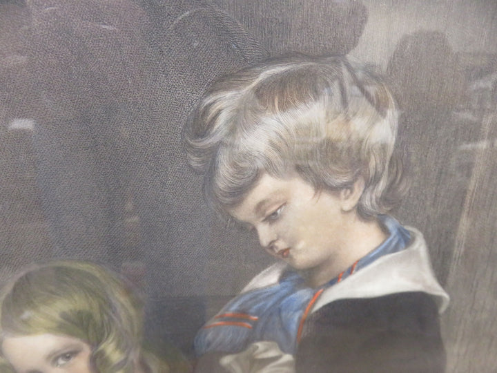 "Children and Rabbits" Print