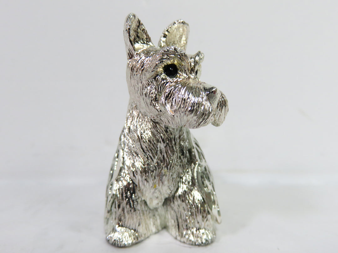 Christofle Sitting Terrier Figurine