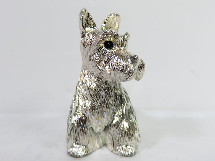 Christofle Sitting Terrier Figurine