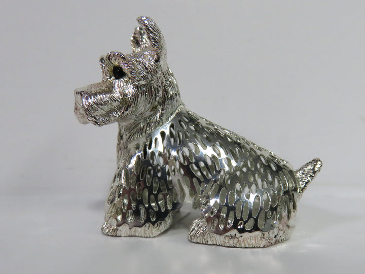 Christofle Sitting Terrier Figurine