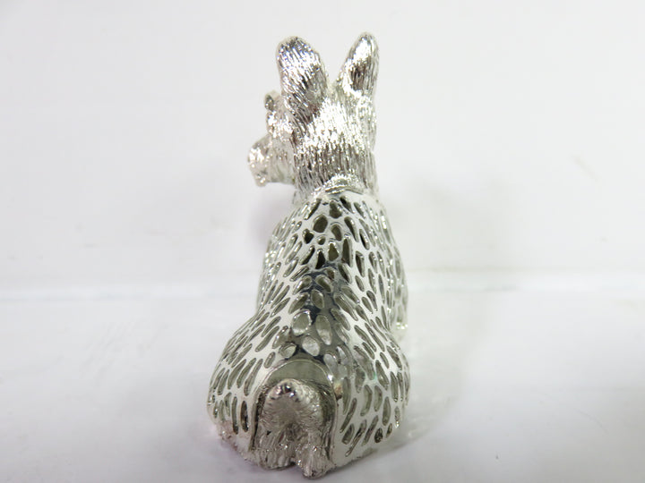 Christofle Sitting Terrier Figurine