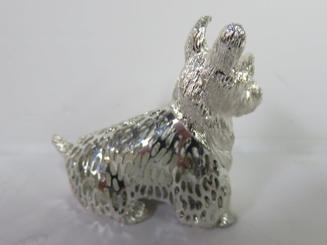 Christofle Sitting Terrier Figurine