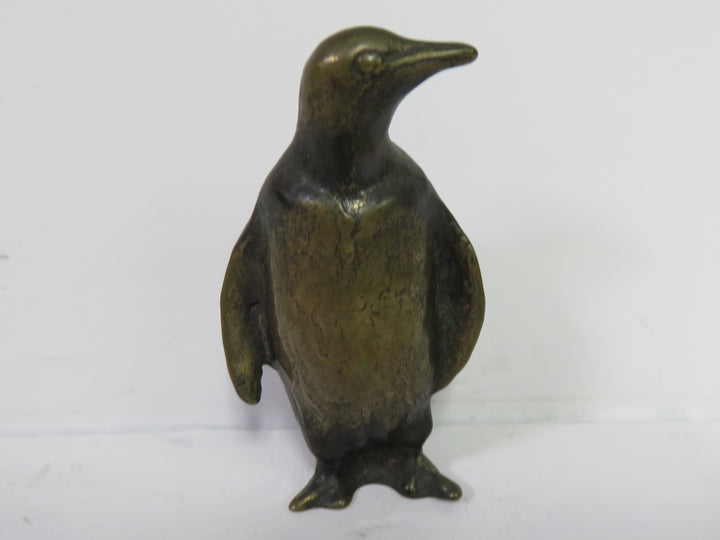 Bronze Penguin Sculpture