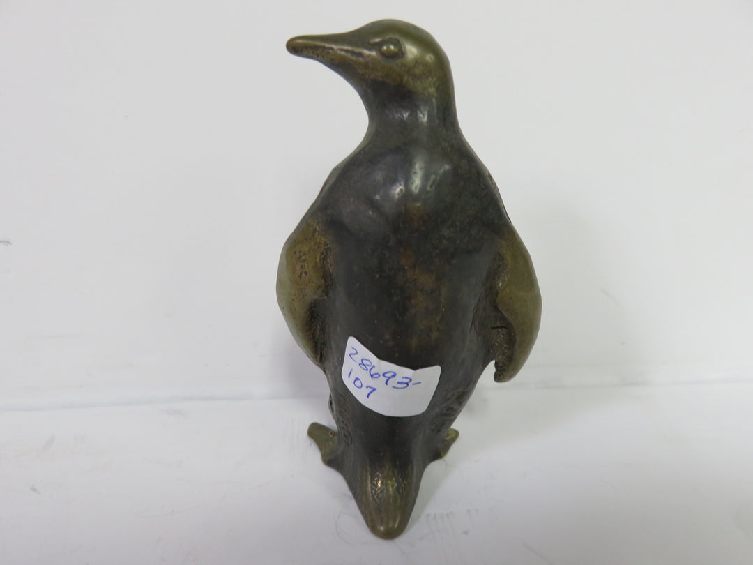 Bronze Penguin Sculpture