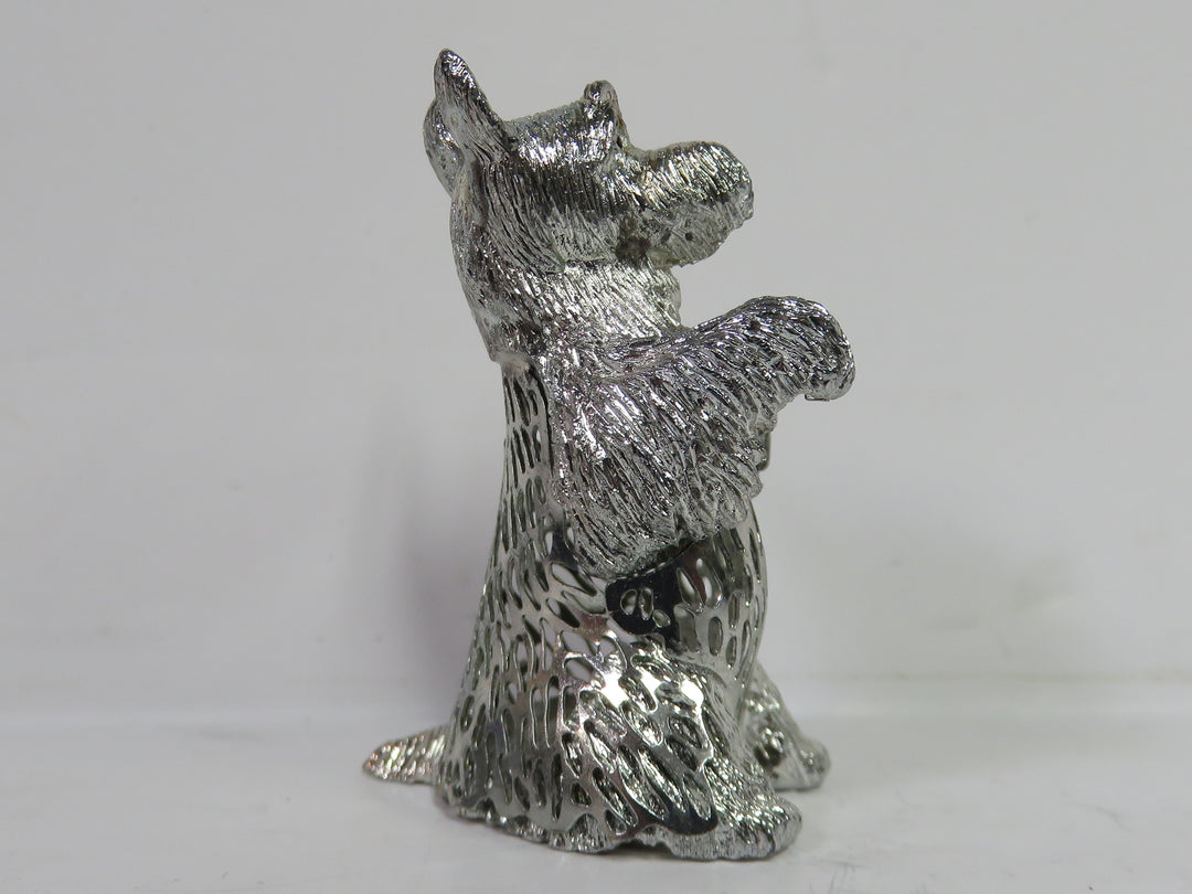 Christofle Begging Terrier Figurine