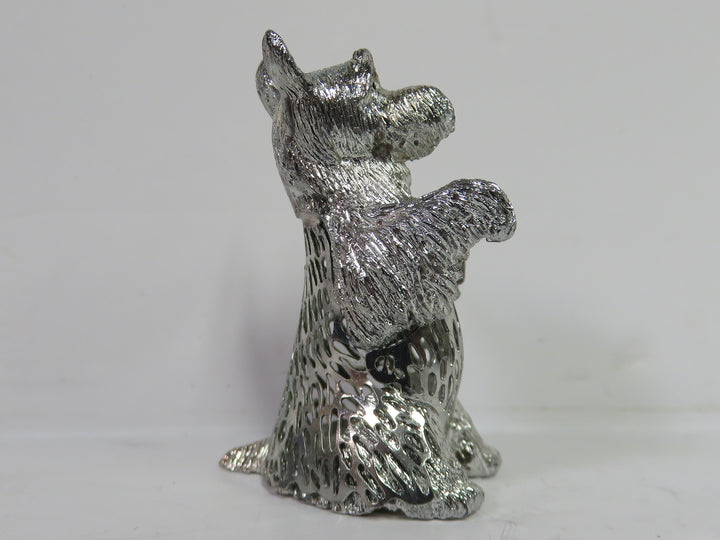 Christofle Begging Terrier Figurine