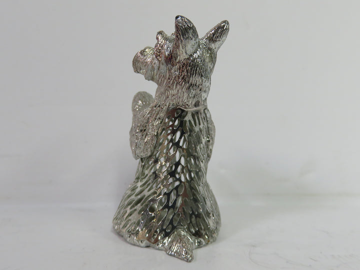 Christofle Begging Terrier Figurine