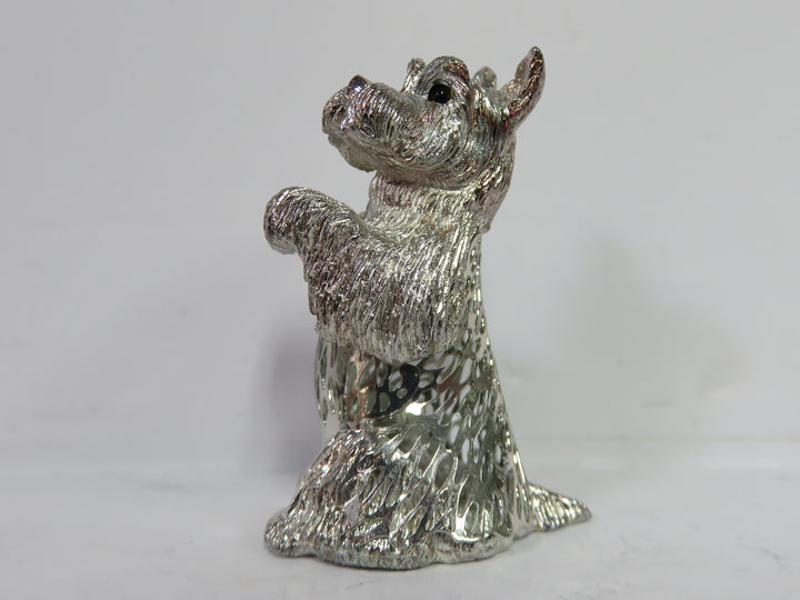 Christofle Begging Terrier Figurine
