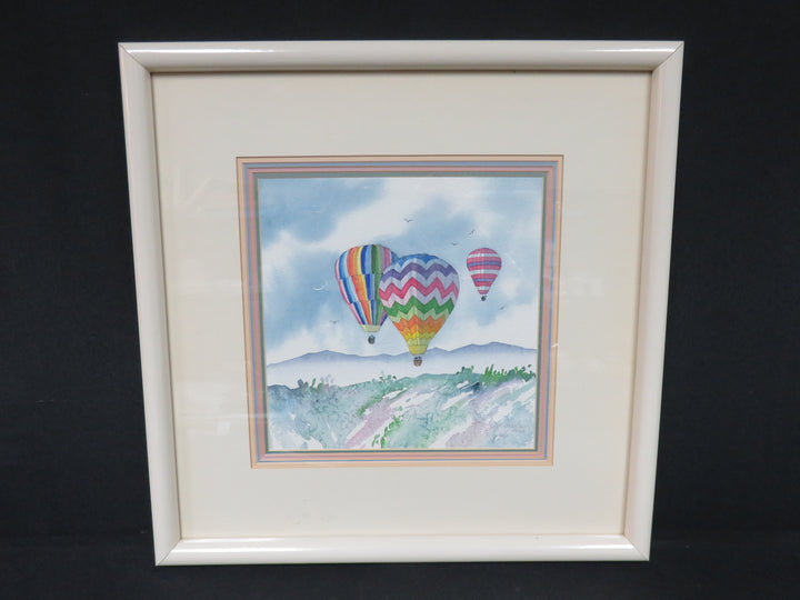Hot Air Balloons Watercolor