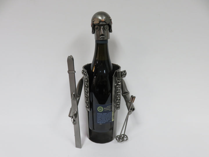 Skier Wine Bottle Holder