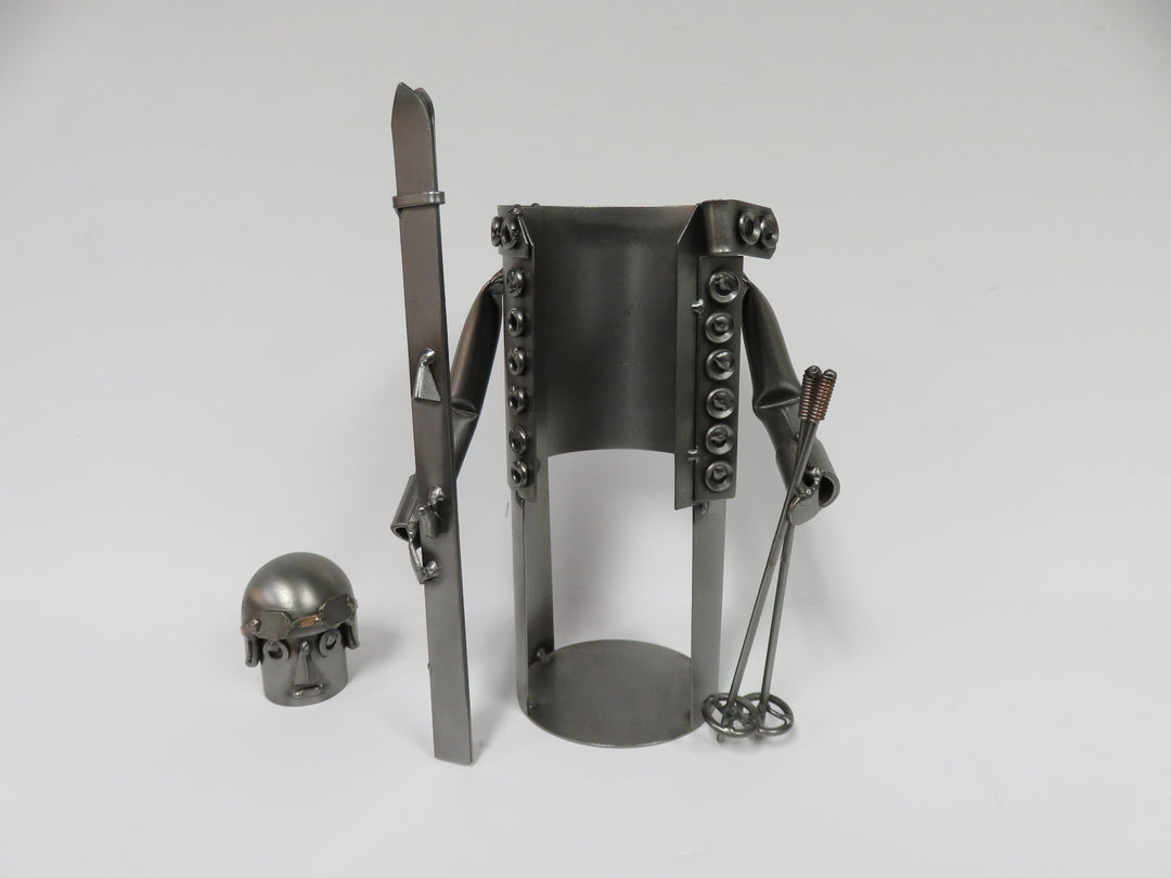Skier Wine Bottle Holder