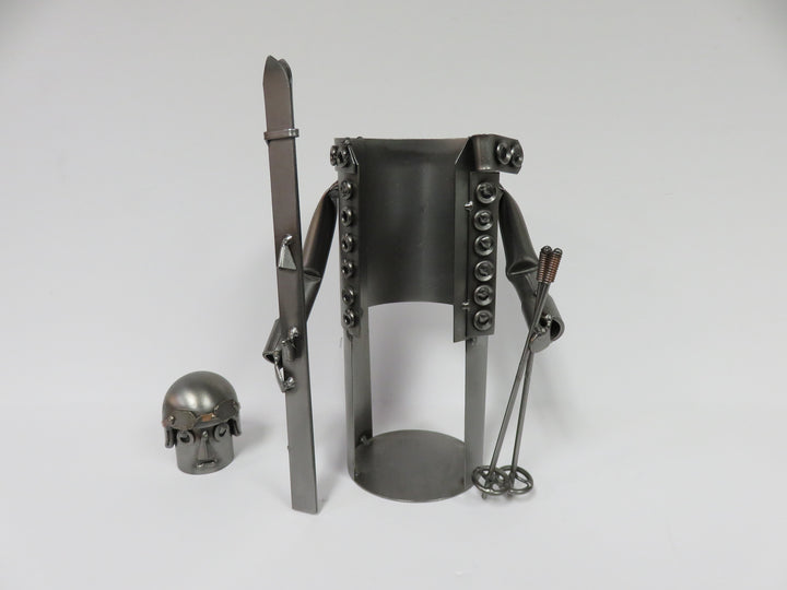 Skier Wine Bottle Holder