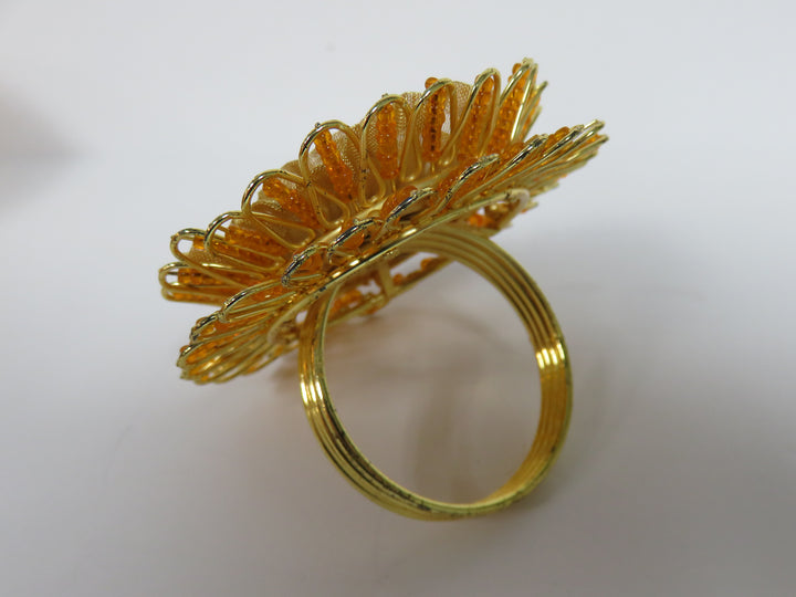 Gota Patti Flower Napkin Rings