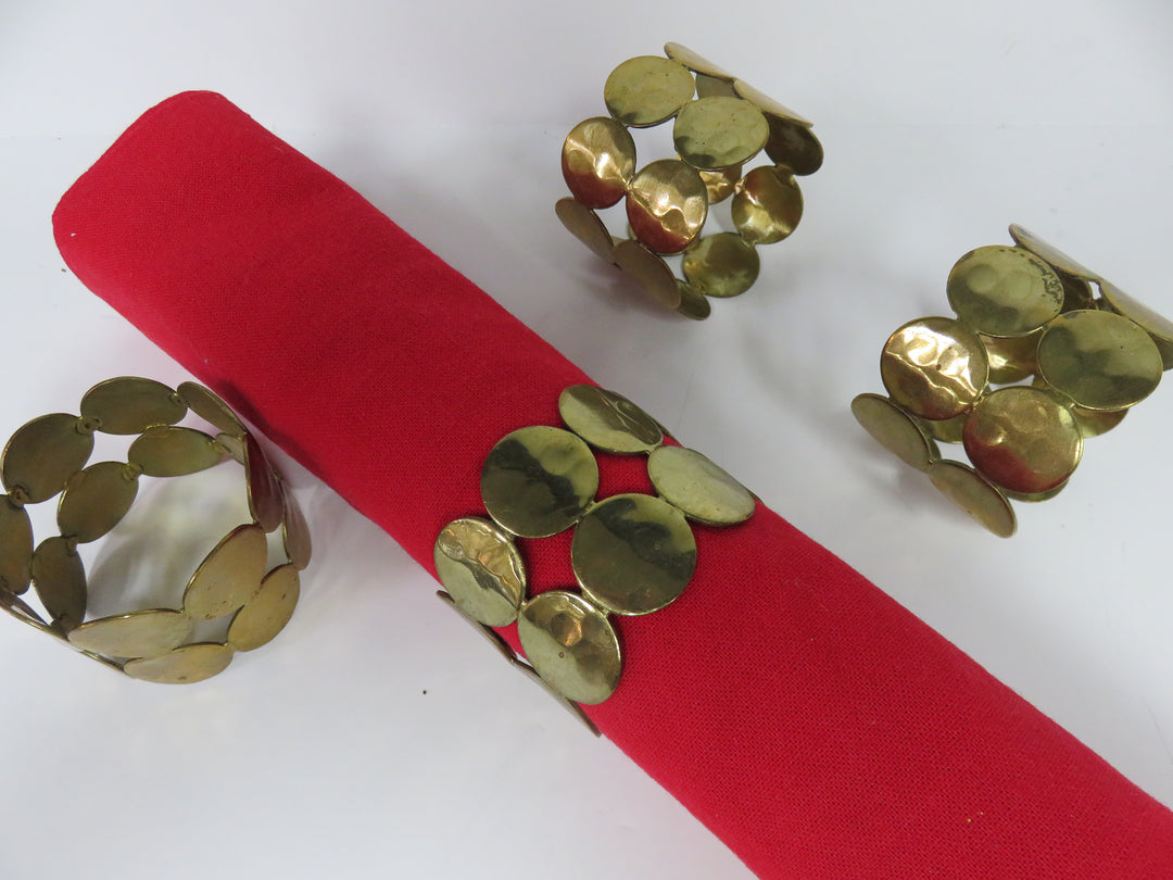Brass Napkin Rings